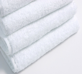 white towels